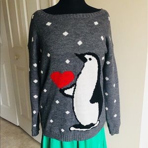 🎈SALE• Penguin Sweater, size large